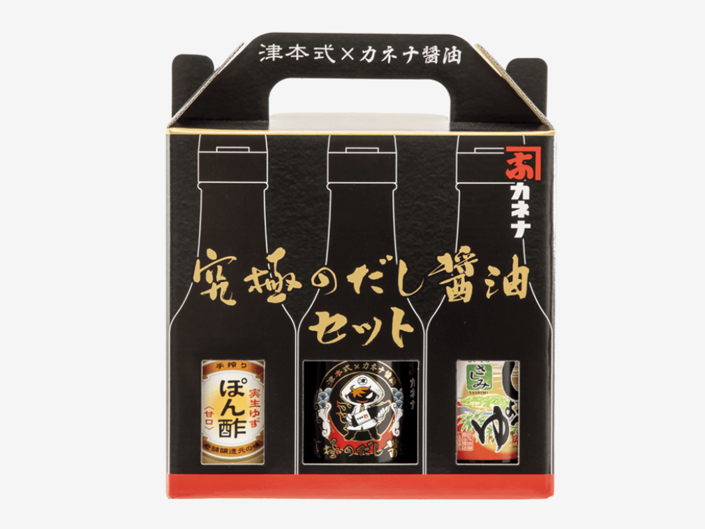津本式!究極のだし醤油セット (究極のだし醤油、さしみしょうゆ、実生 津本式!究極のだし醤油セット (究極のだし醤油、さしみしょうゆ、実生
